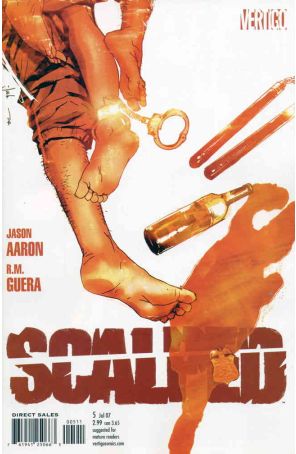 Scalped 5 published by DC/Vertigo with cover art by Jock