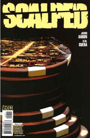 Scalped 53 published by DC/Vertigo with cover art by Jock