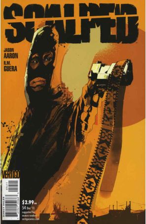 Scalped 54 published by DC/Vertigo with cover art by Jock