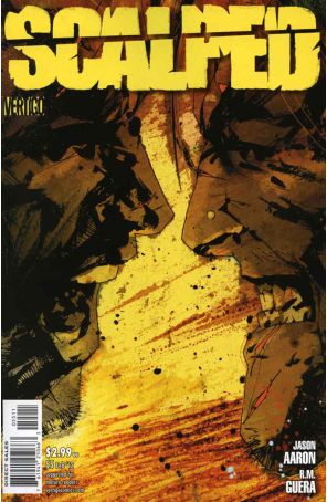 Scalped 55 published by DC/Vertigo with cover art by Jock