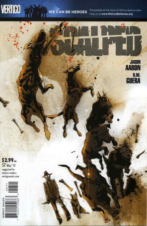 Scalped 57 published by DC/Vertigo with cover art by Jock