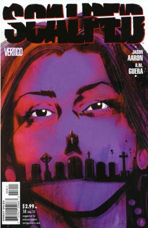 Scalped 58 published by DC/Vertigo with cover art by Jock