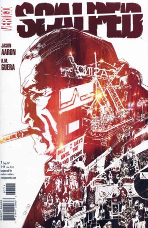 Scalped 7 published by DC/Vertigo with cover art by Jock