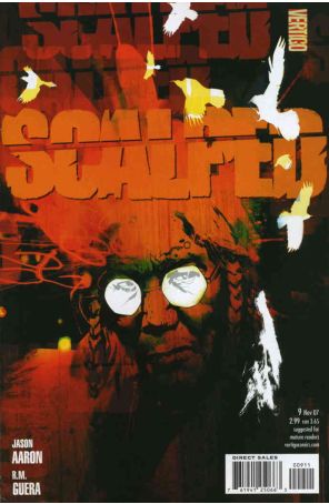 Scalped 9 published by DC/Vertigo with cover art by Jock