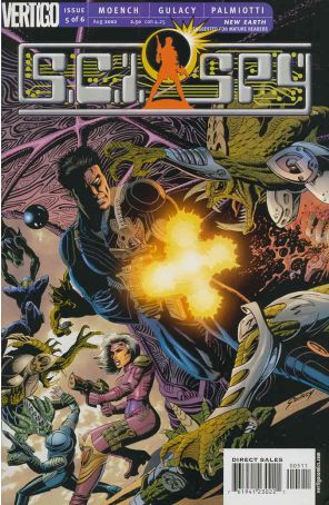 Sci-Spy 5 published by DC/Vertigo with cover art by Paul Gulacy