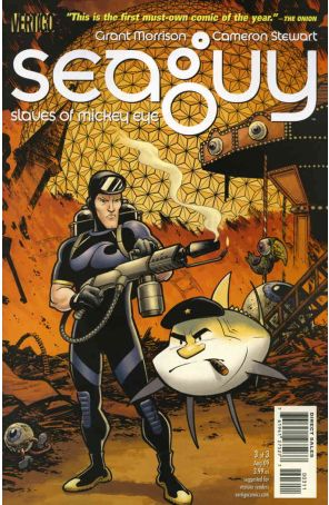 Seaguy: The Slaves of Mickey Eye 3 published by DC/Vertigo with cover art by Cameron Stewart