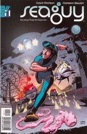 Seaguy 1 published by DC/Vertigo with cover art by Cameron Stewart