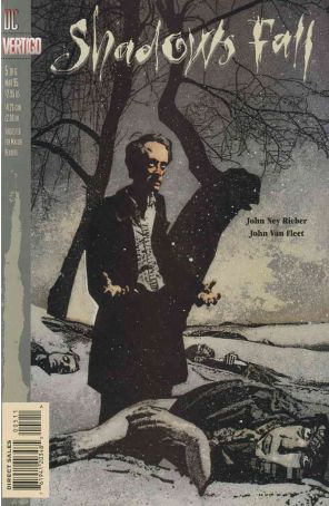 Shadows Fall 5 published by DC/Vertigo with cover art by John Van Fleet