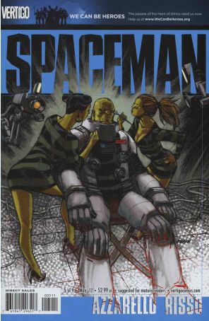 Spaceman (Vertigo) 5 published by DC/Vertigo with cover art by Dave Johnson