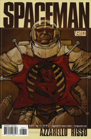Spaceman (Vertigo) 8 published by DC/Vertigo with cover art by Dave Johnson
