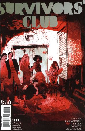 Survivors' Club 7 published by DC/Vertigo with cover art by Bill Sienkiewicz