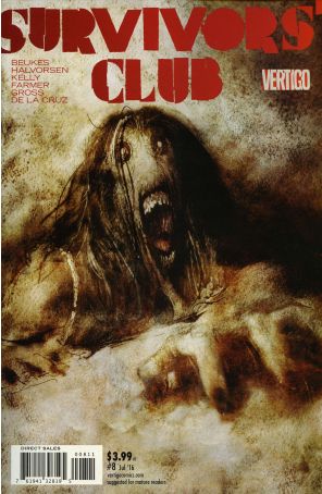 Survivors' Club 8 published by DC/Vertigo with cover art by Bill Sienkiewicz