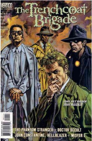 Trenchcoat Brigade 1 published by DC/Vertigo with cover art by Glenn Fabry
