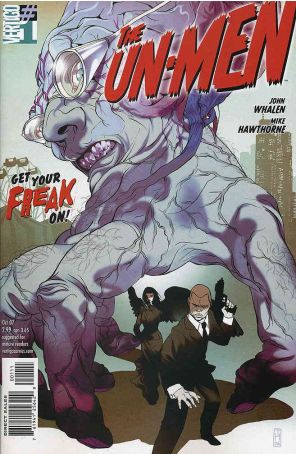 The Un-Men 1 published by DC/Vertigo with cover art by Tomer Hanuka
