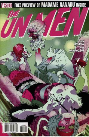 The Un-Men 10 published by DC/Vertigo with cover art by Tomer Hanuka