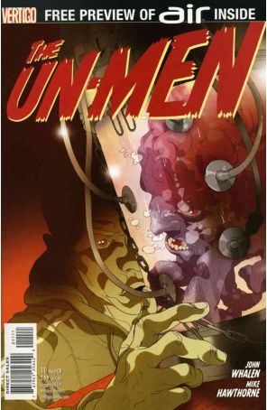 The Un-Men 11 published by DC/Vertigo with cover art by Tomer Hanuka