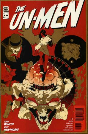 The Un-Men 13 published by DC/Vertigo with cover art by Tomer Hanuka