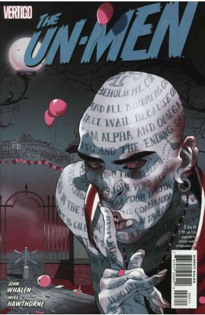 The Un-Men 3 published by DC/Vertigo with cover art by Tomer Hanuka