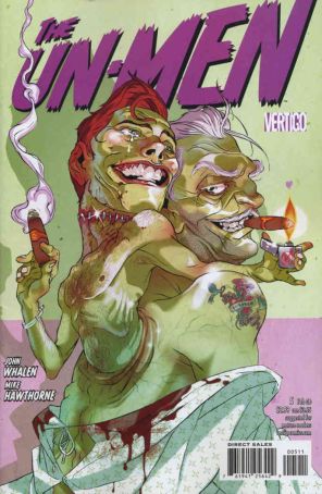 The Un-Men 5 published by DC/Vertigo with cover art by Tomer Hanuka