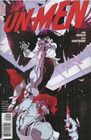 The Un-Men 9 published by DC/Vertigo with cover art by Tomer Hanuka