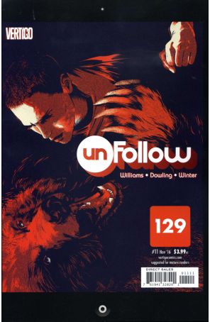 Unfollow 11 published by DC/Vertigo with cover art by Matt Taylor