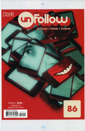 Unfollow 14 published by DC/Vertigo with cover art by Matt Taylor