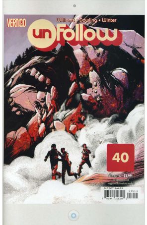 Unfollow 16 published by DC/Vertigo with cover art by Matt Taylor
