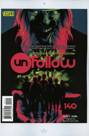 Unfollow 2 published by DC/Vertigo with cover art by Matt Taylor