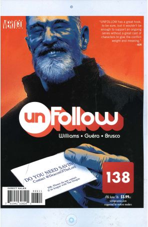 Unfollow 6 published by DC/Vertigo with cover art by Matt Taylor