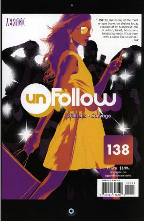 Unfollow 7 published by DC/Vertigo with cover art by Matt Taylor