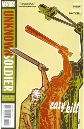 Unknown Soldier (4th Series) 10 published by DC/Vertigo with cover art by Dave Johnson