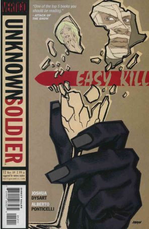 Unknown Soldier (4th Series) 12 published by DC/Vertigo with cover art by Dave Johnson