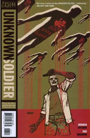 Unknown Soldier (4th Series) 13 published by DC/Vertigo with cover art by Dave Johnson