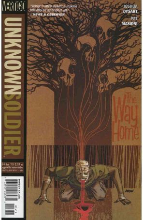 Unknown Soldier (4th Series) 14 published by DC/Vertigo with cover art by Dave Johnson