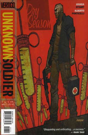 Unknown Soldier (4th Series) 17 published by DC/Vertigo with cover art by Dave Johnson