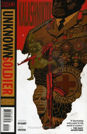 Unknown Soldier (4th Series) 21 published by DC/Vertigo with cover art by Dave Johnson