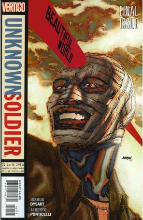 Unknown Soldier (4th Series) 25 published by DC/Vertigo with cover art by Dave Johnson