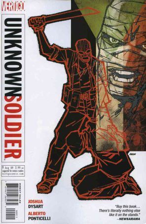 Unknown Soldier (4th Series) 9 published by DC/Vertigo with cover art by Dave Johnson