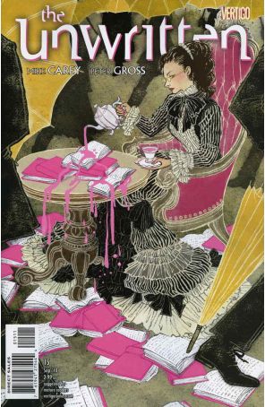 The Unwritten 15 published by DC/Vertigo with cover art by Yuko Shimizu