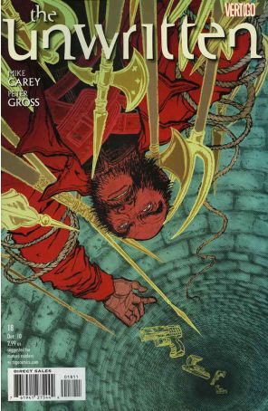 The Unwritten 18 published by DC/Vertigo with cover art by Yuko Shimizu