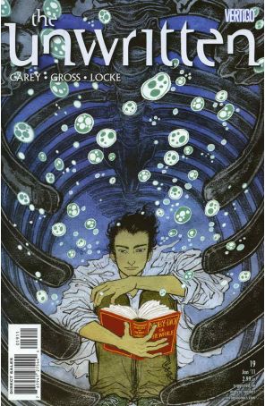 The Unwritten 19 published by DC/Vertigo with cover art by Yuko Shimizu
