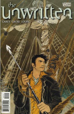 The Unwritten 21 published by DC/Vertigo with cover art by Yuko Shimizu
