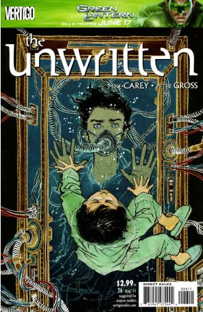 The Unwritten 26 published by DC/Vertigo with cover art by Yuko Shimizu