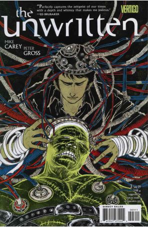 The Unwritten 3 published by DC/Vertigo with cover art by Yuko Shimizu