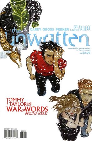 The Unwritten 31 published by DC/Vertigo with cover art by Yuko Shimizu