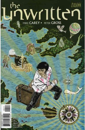The Unwritten 4 published by DC/Vertigo with cover art by Yuko Shimizu