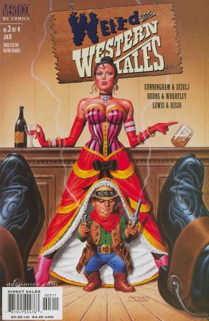 Weird Western Tales (Mini-Series) 3 published by DC/Vertigo with cover art by Steve Fastner