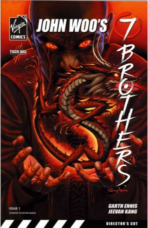 7 Brothers (John Woo's) 1A published by Virgin with cover art by Greg Horn