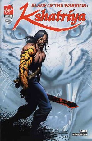 Blade of the Warrior Kshatriya 1 published by Virgin with cover art by Bart Sears