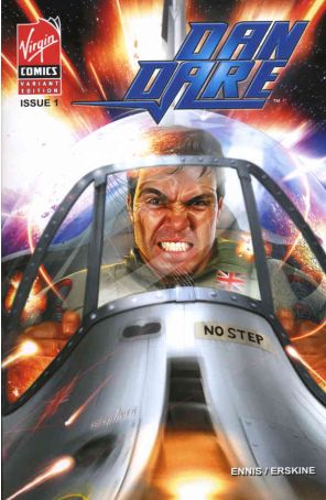 Dan Dare 1A published by Virgin with cover art by Greg Horn